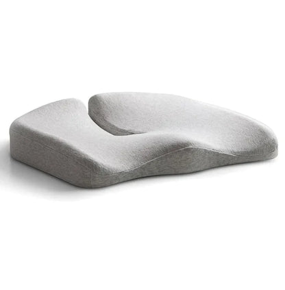 Breathable Memory Foam Seat Cushion – Ergonomic Pressure-Relief Support for Tailbone, Coccyx & Posture with Soft Washable Cover