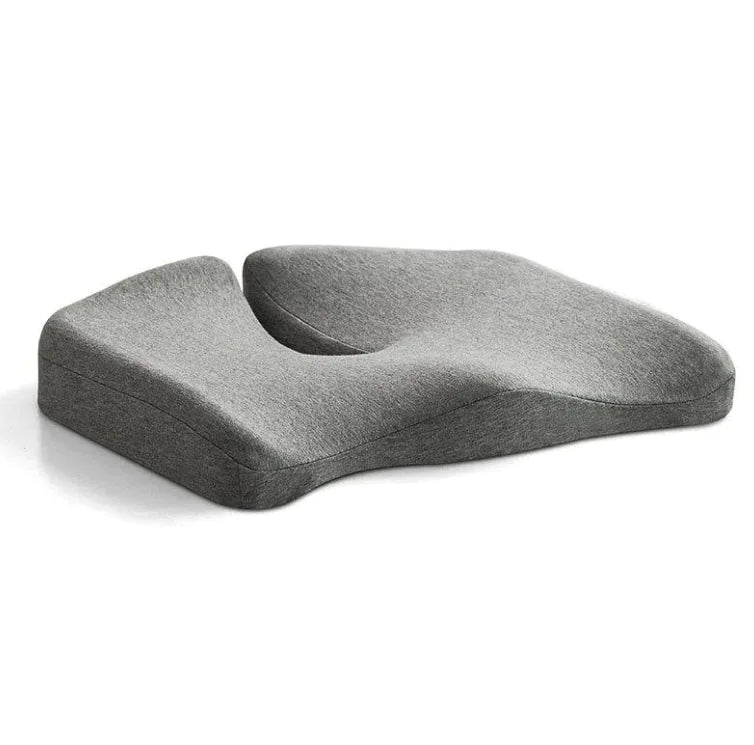 Breathable Memory Foam Seat Cushion – Ergonomic Pressure-Relief Support for Tailbone, Coccyx & Posture with Soft Washable Cover