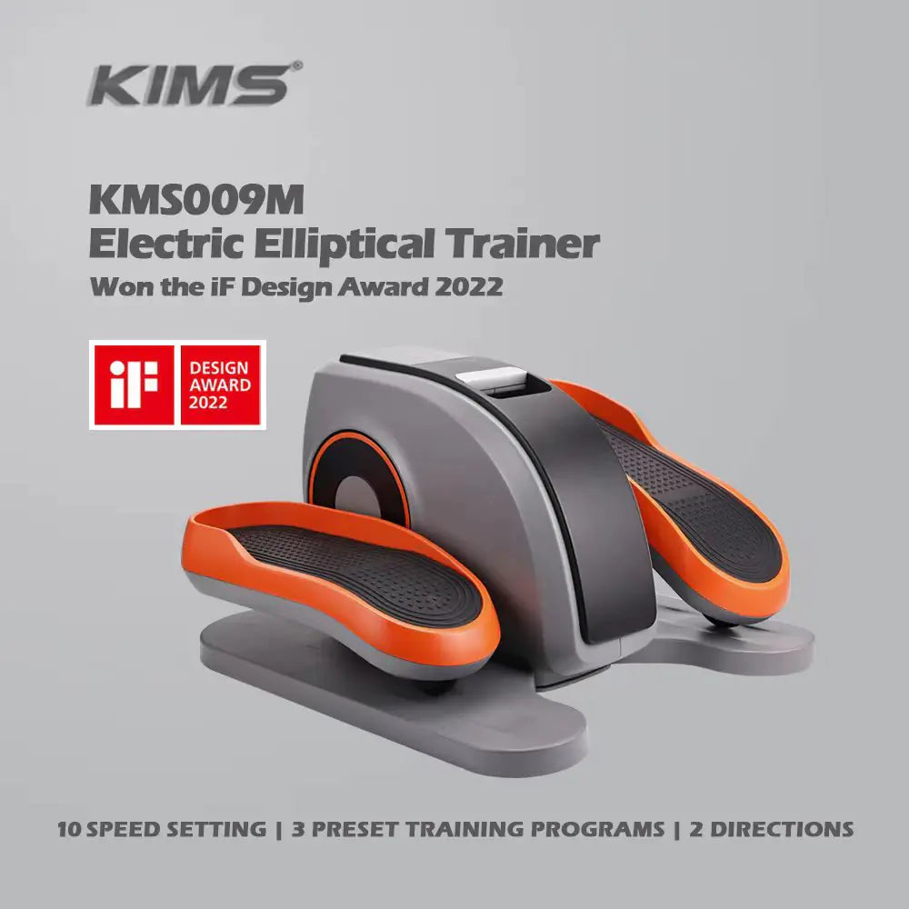 Electric Under-Desk Elliptical Machine with Remote Control – Quiet Seated Pedal Exerciser with Smooth Motor, Adjustable Speeds & Long-Stride Pedals for Workday Focus