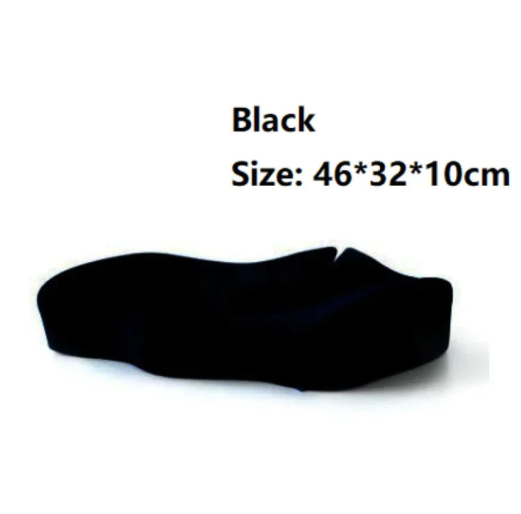 Breathable Memory Foam Seat Cushion – Ergonomic Pressure-Relief Support for Tailbone, Coccyx & Posture with Soft Washable Cover